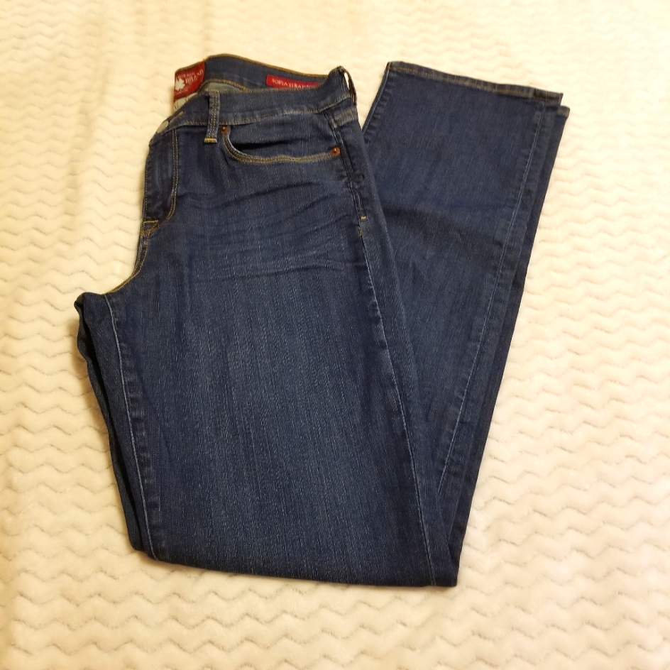 Lucky Brand Sophia Straight Leg Denim Jeans